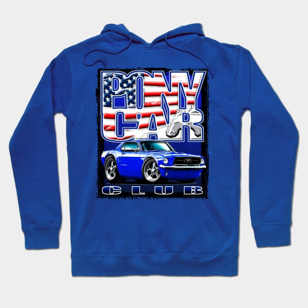 Pony Car Club Hoodie by Digitanim8tor